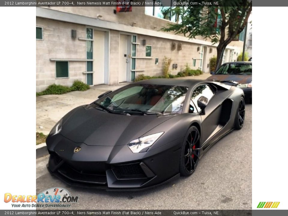 Front 3/4 View of 2012 Lamborghini Aventador LP 700-4 Photo #4