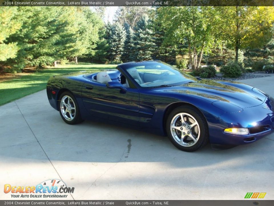 2004 Chevrolet Corvette Convertible LeMans Blue Metallic / Shale Photo #2