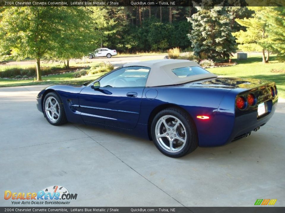 2004 Chevrolet Corvette Convertible LeMans Blue Metallic / Shale Photo #3