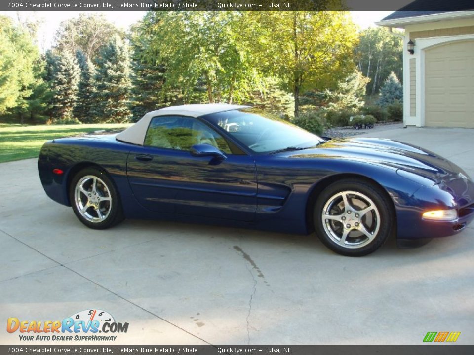 2004 Chevrolet Corvette Convertible LeMans Blue Metallic / Shale Photo #4