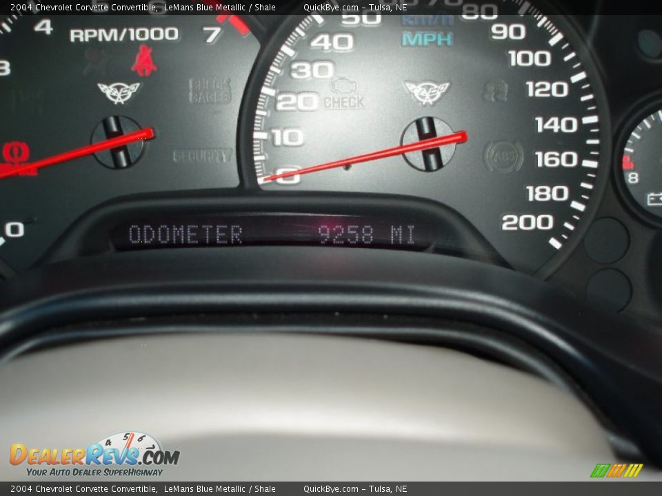 2004 Chevrolet Corvette Convertible LeMans Blue Metallic / Shale Photo #6