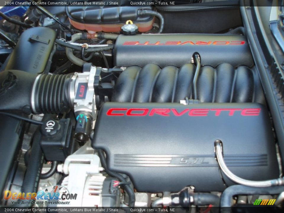 2004 Chevrolet Corvette Convertible LeMans Blue Metallic / Shale Photo #8