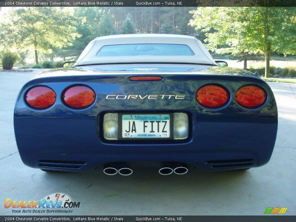 2004 Chevrolet Corvette Convertible LeMans Blue Metallic / Shale Photo #9