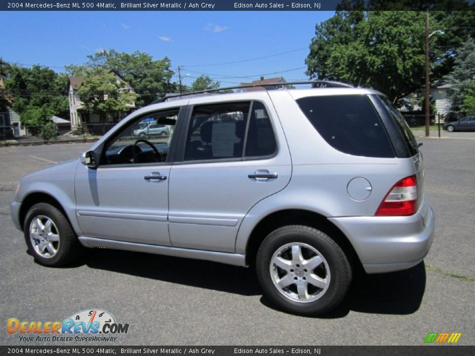 2004 Mercedes-Benz ML 500 4Matic Brilliant Silver Metallic / Ash Grey Photo #4