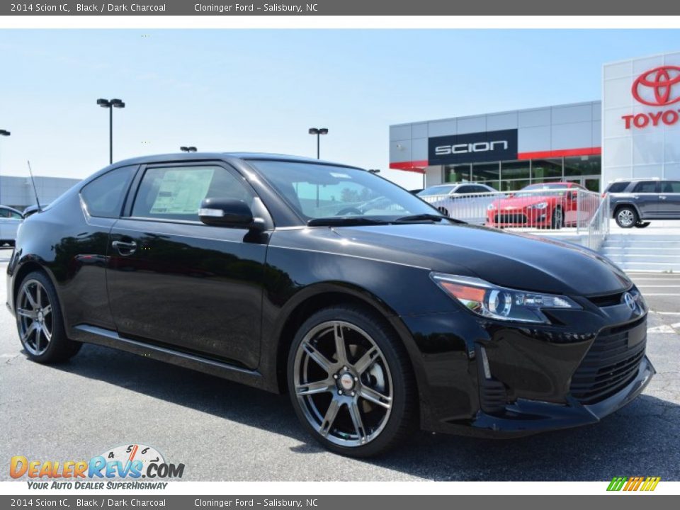 2014 Scion tC Black / Dark Charcoal Photo #1