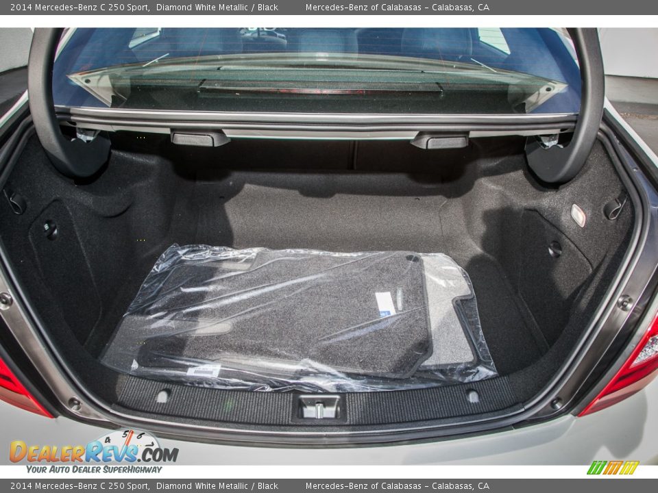 2014 Mercedes-Benz C 250 Sport Diamond White Metallic / Black Photo #4