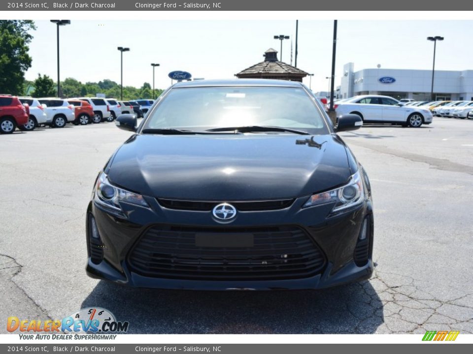 2014 Scion tC Black / Dark Charcoal Photo #4