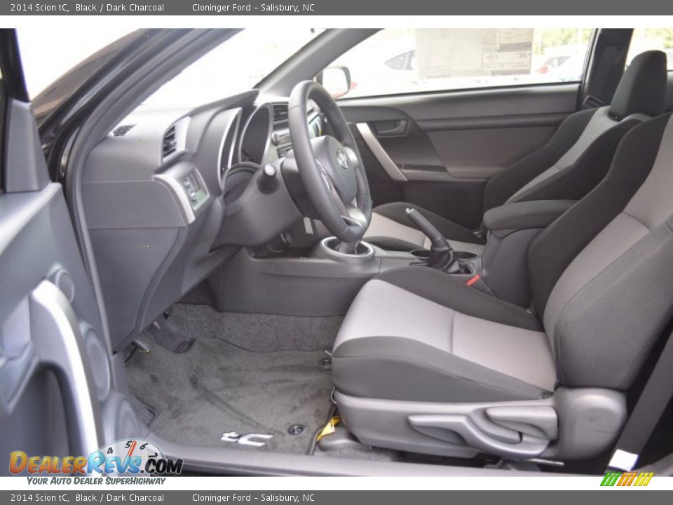 2014 Scion tC Black / Dark Charcoal Photo #6
