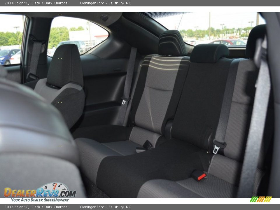 2014 Scion tC Black / Dark Charcoal Photo #8