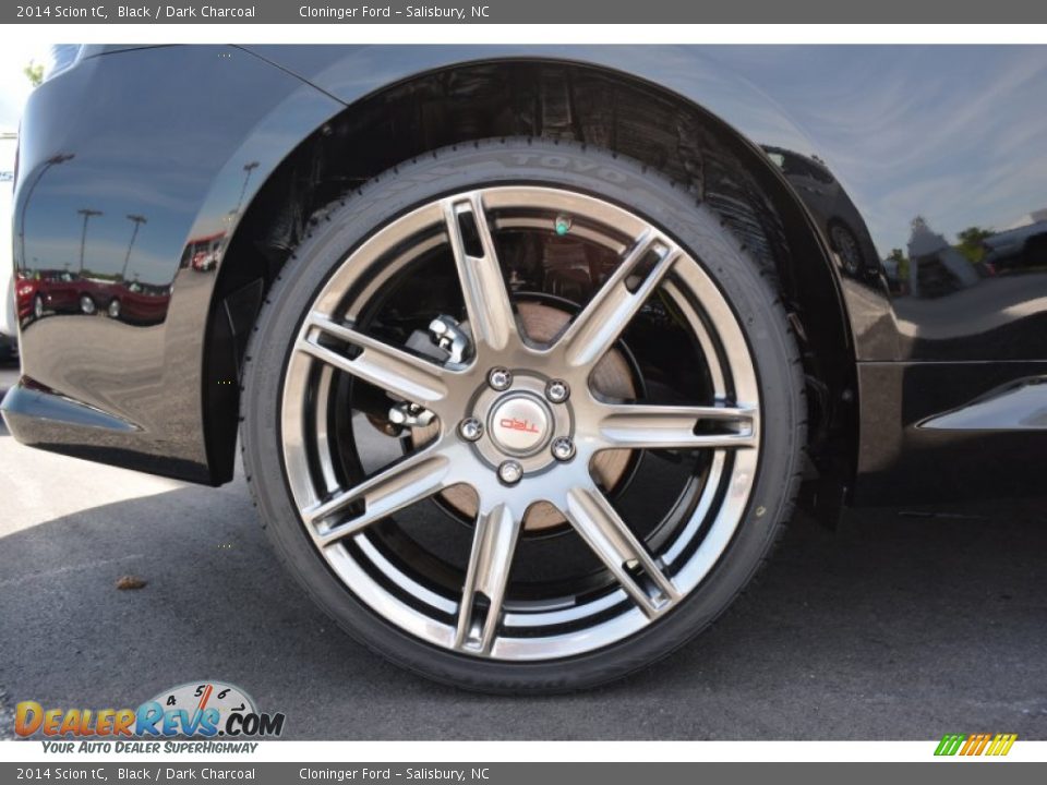 2014 Scion tC Black / Dark Charcoal Photo #10
