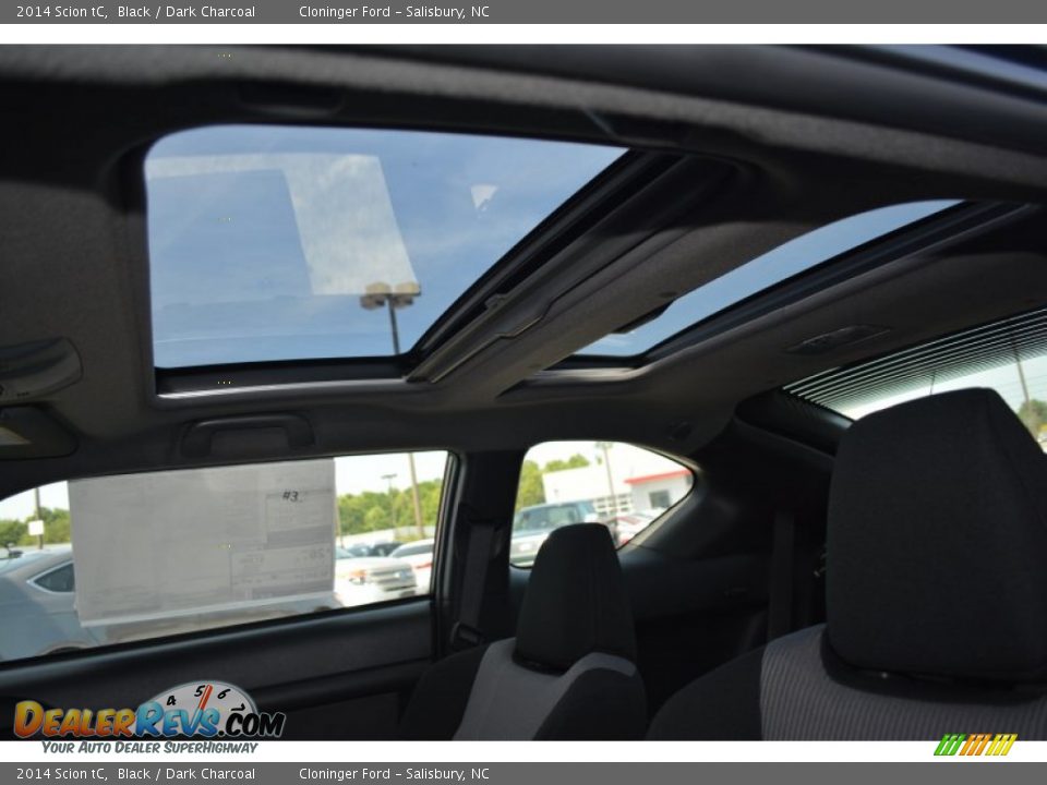 2014 Scion tC Black / Dark Charcoal Photo #11