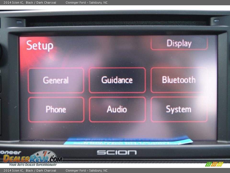 2014 Scion tC Black / Dark Charcoal Photo #13