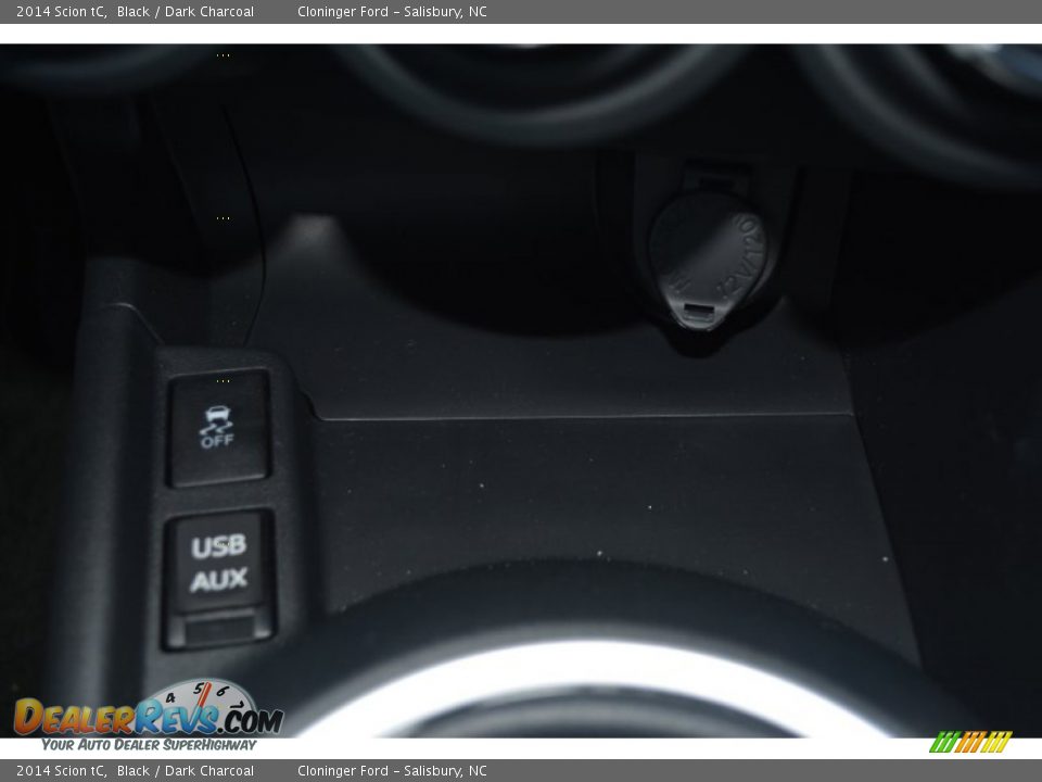 2014 Scion tC Black / Dark Charcoal Photo #14