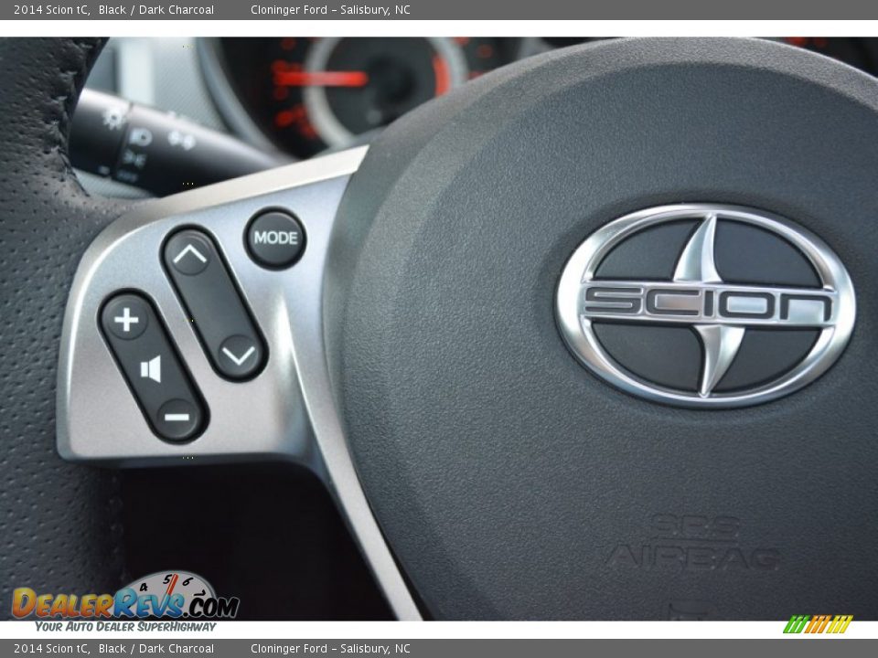 2014 Scion tC Black / Dark Charcoal Photo #16