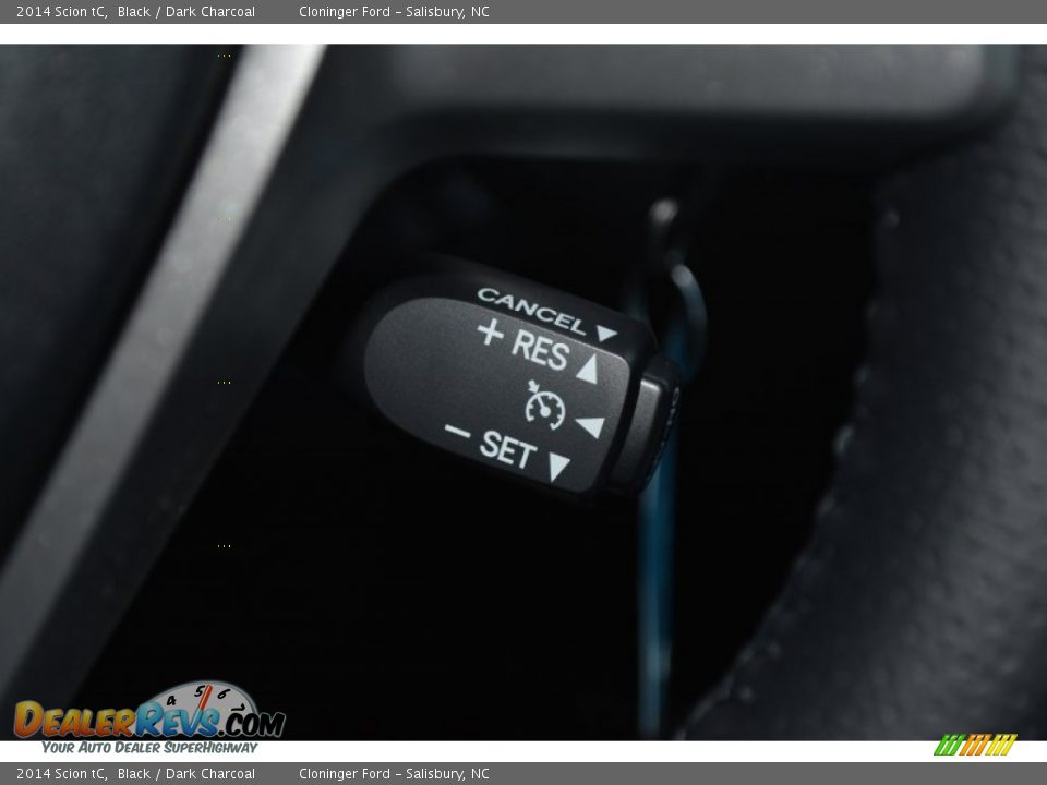 2014 Scion tC Black / Dark Charcoal Photo #17