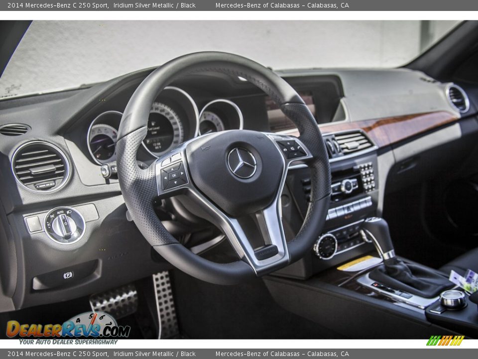 2014 Mercedes-Benz C 250 Sport Iridium Silver Metallic / Black Photo #5