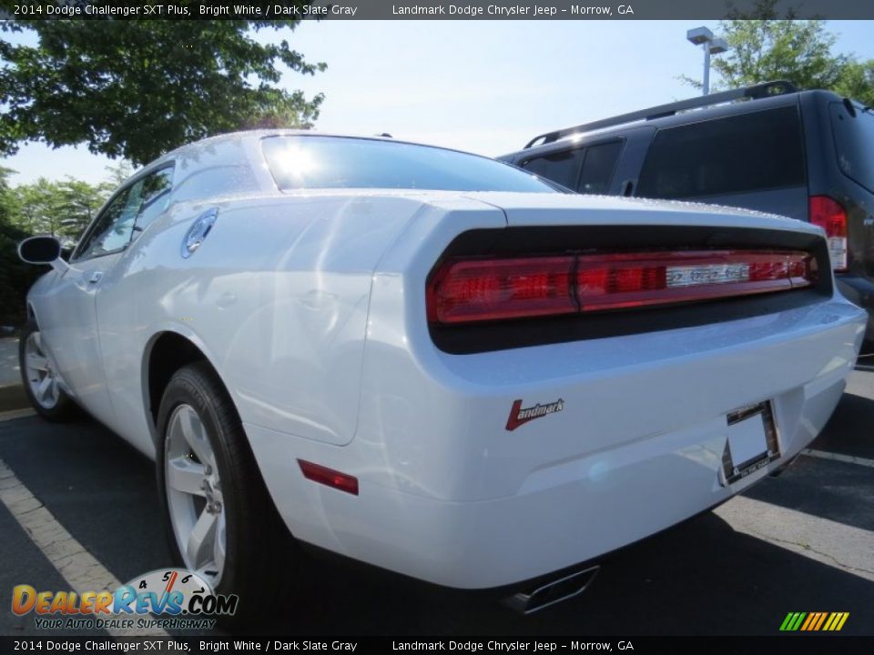2014 Dodge Challenger SXT Plus Bright White / Dark Slate Gray Photo #2