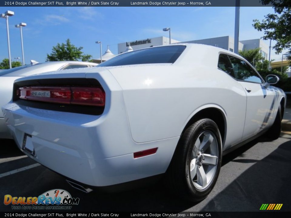 2014 Dodge Challenger SXT Plus Bright White / Dark Slate Gray Photo #3