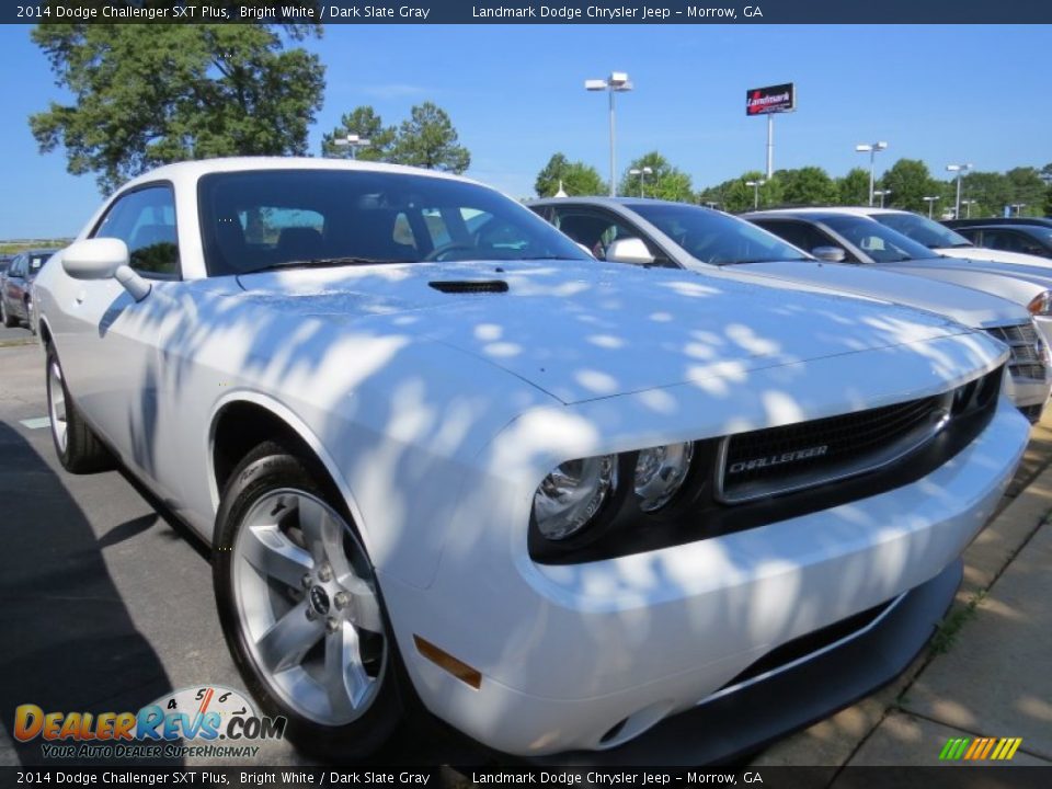 2014 Dodge Challenger SXT Plus Bright White / Dark Slate Gray Photo #4