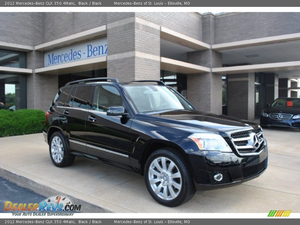 2012 Mercedes-Benz GLK 350 4Matic Black / Black Photo #1