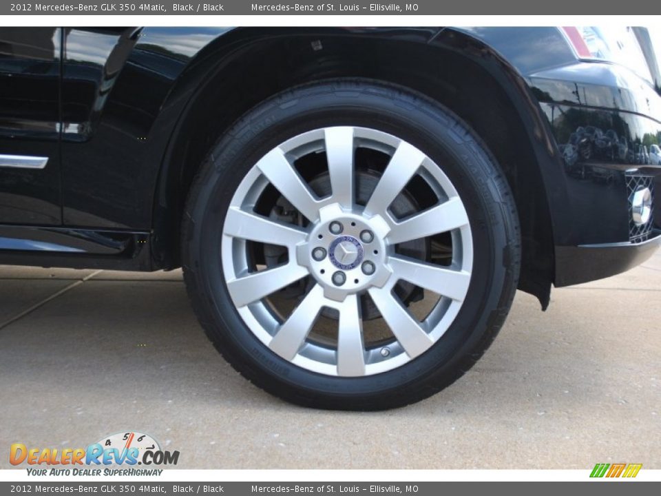 2012 Mercedes-Benz GLK 350 4Matic Black / Black Photo #2