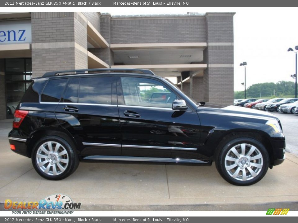 2012 Mercedes-Benz GLK 350 4Matic Black / Black Photo #3
