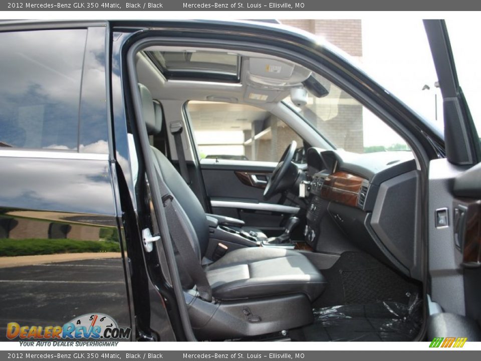 2012 Mercedes-Benz GLK 350 4Matic Black / Black Photo #4