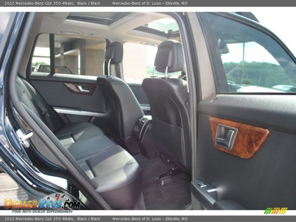 2012 Mercedes-Benz GLK 350 4Matic Black / Black Photo #7