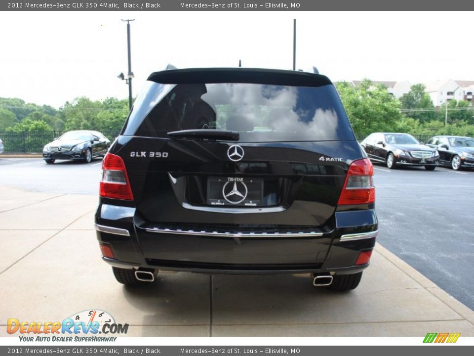 2012 Mercedes-Benz GLK 350 4Matic Black / Black Photo #9