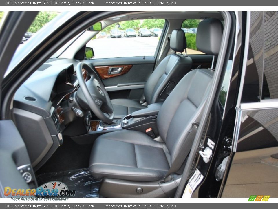 2012 Mercedes-Benz GLK 350 4Matic Black / Black Photo #14