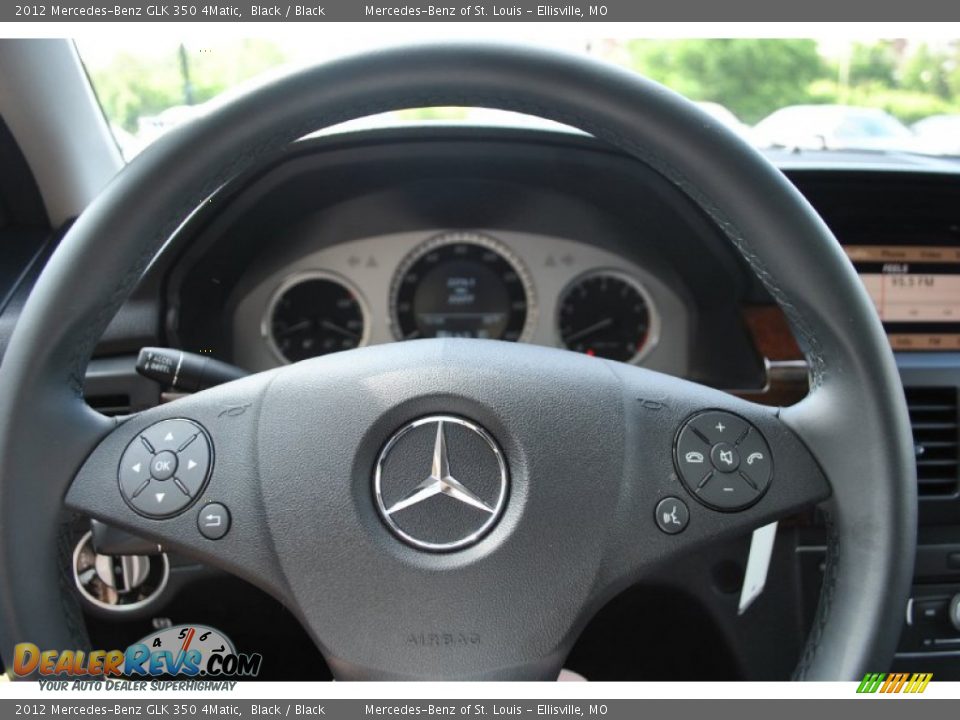 2012 Mercedes-Benz GLK 350 4Matic Black / Black Photo #17