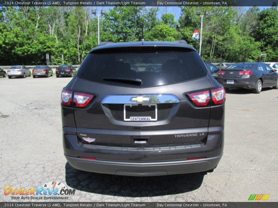2014 Chevrolet Traverse LS AWD Tungsten Metallic / Dark Titanium/Light Titanium Photo #5