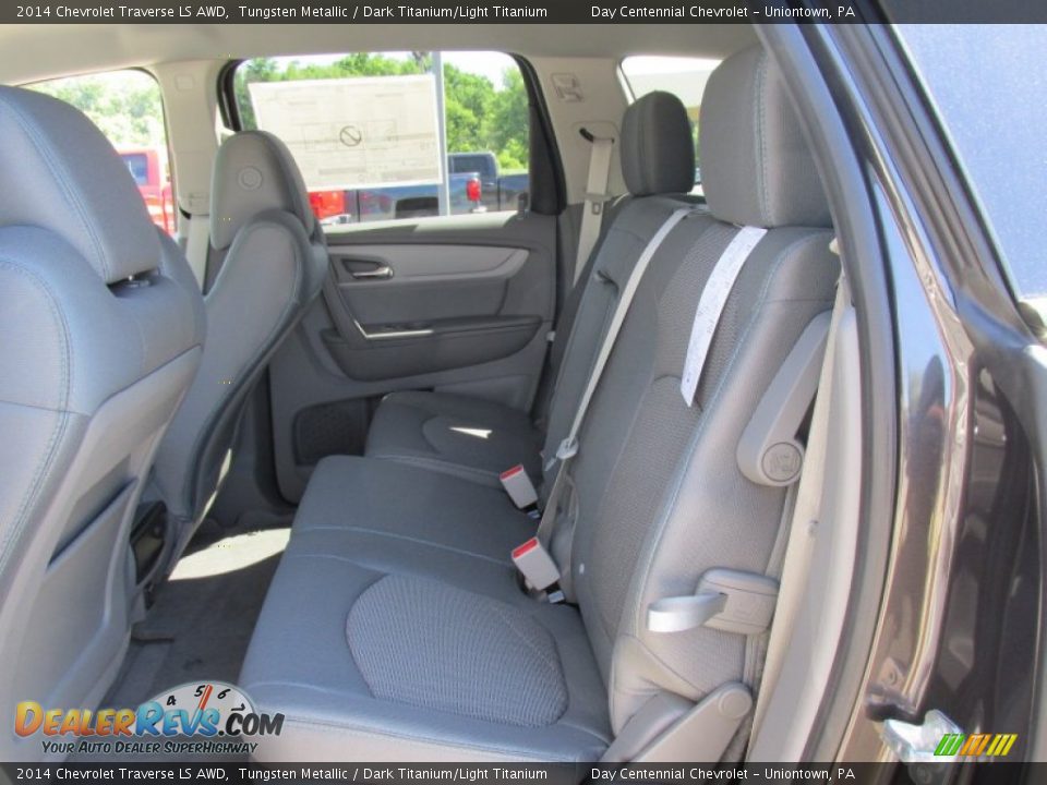 2014 Chevrolet Traverse LS AWD Tungsten Metallic / Dark Titanium/Light Titanium Photo #13