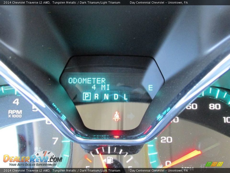 2014 Chevrolet Traverse LS AWD Tungsten Metallic / Dark Titanium/Light Titanium Photo #20