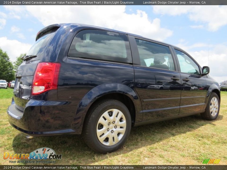 2014 Dodge Grand Caravan American Value Package True Blue Pearl / Black/Light Graystone Photo #3