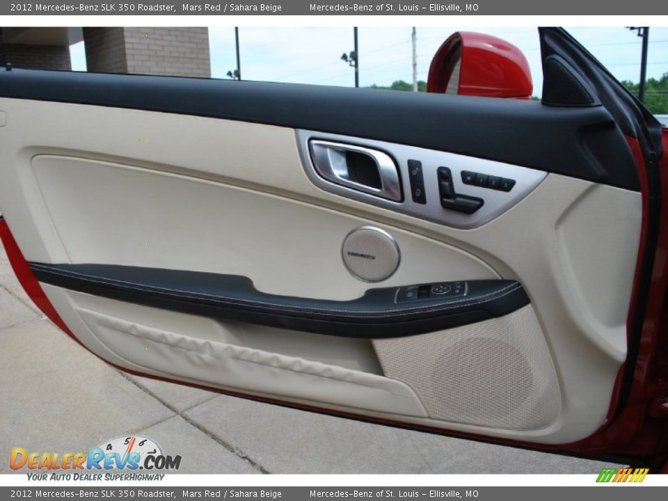 Door Panel of 2012 Mercedes-Benz SLK 350 Roadster Photo #12