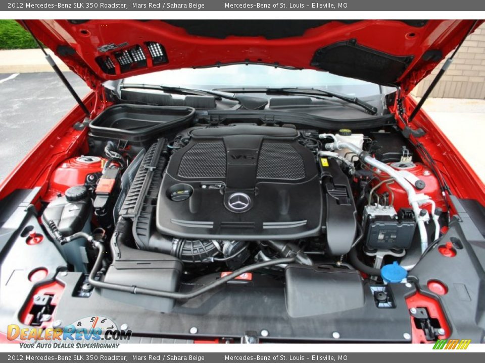 2012 Mercedes-Benz SLK 350 Roadster 3.5 Liter GDI DOHC 24-Vlave VVT V6 Engine Photo #18