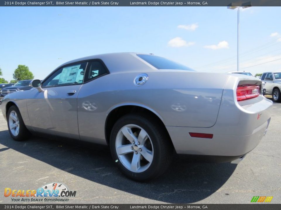 2014 Dodge Challenger SXT Billet Silver Metallic / Dark Slate Gray Photo #2