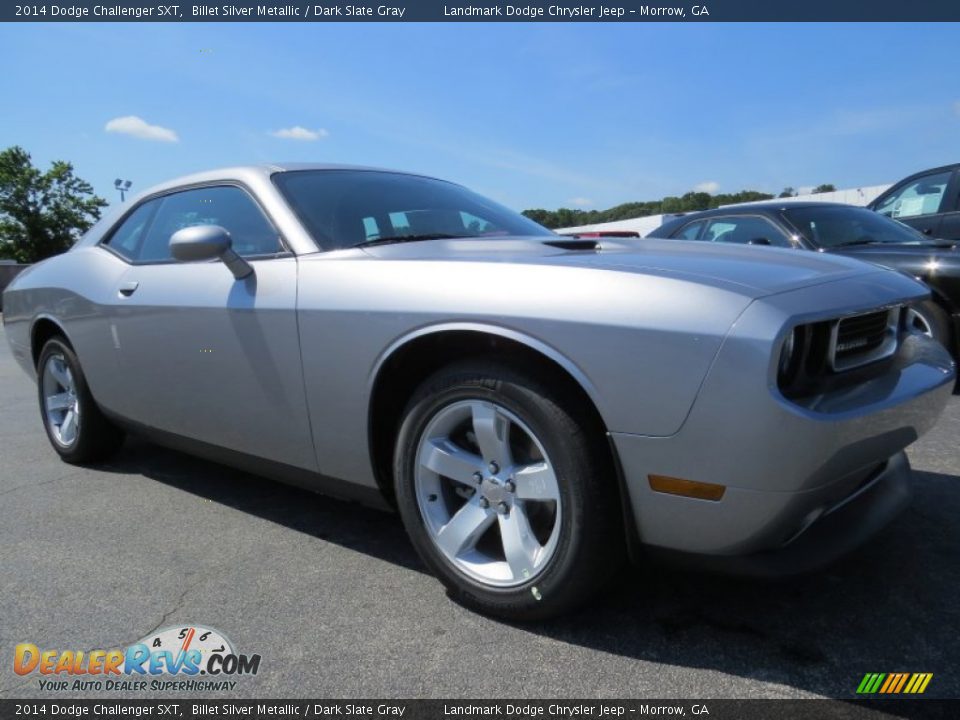 2014 Dodge Challenger SXT Billet Silver Metallic / Dark Slate Gray Photo #4
