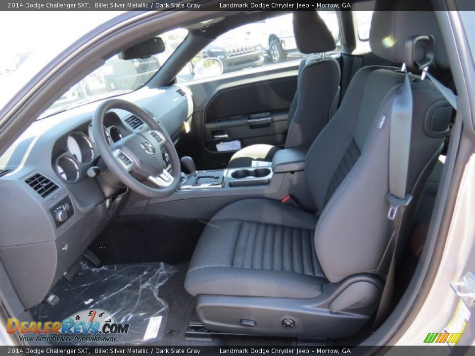 2014 Dodge Challenger SXT Billet Silver Metallic / Dark Slate Gray Photo #6