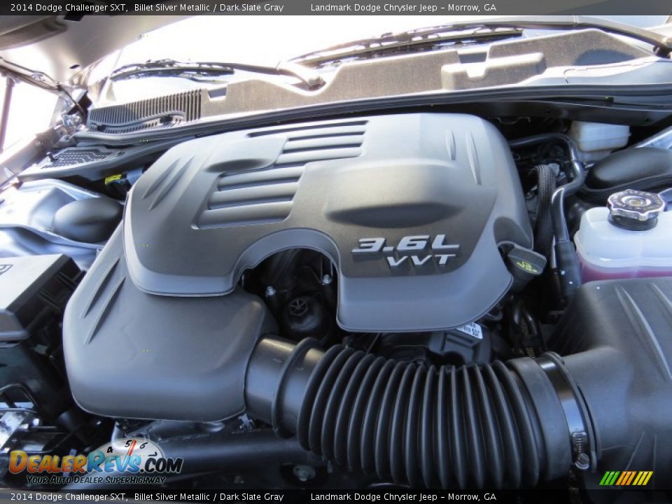2014 Dodge Challenger SXT Billet Silver Metallic / Dark Slate Gray Photo #8