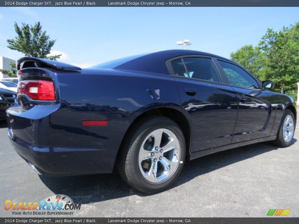 2014 Dodge Charger SXT Jazz Blue Pearl / Black Photo #3