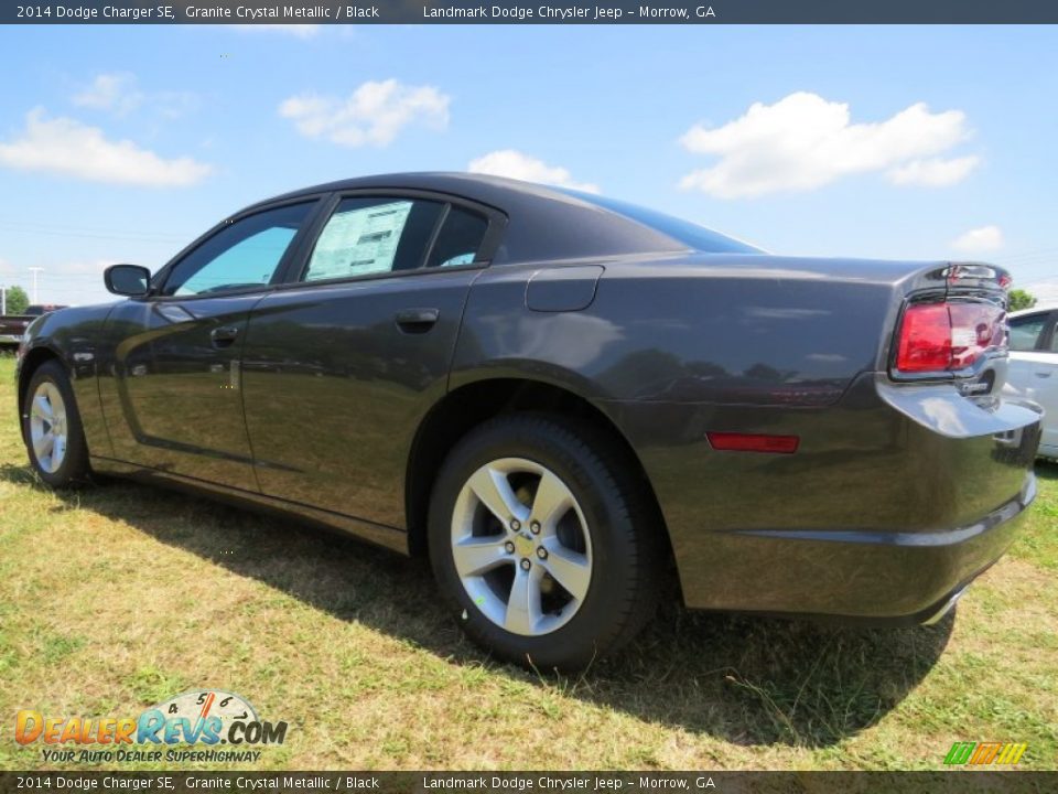 2014 Dodge Charger SE Granite Crystal Metallic / Black Photo #2