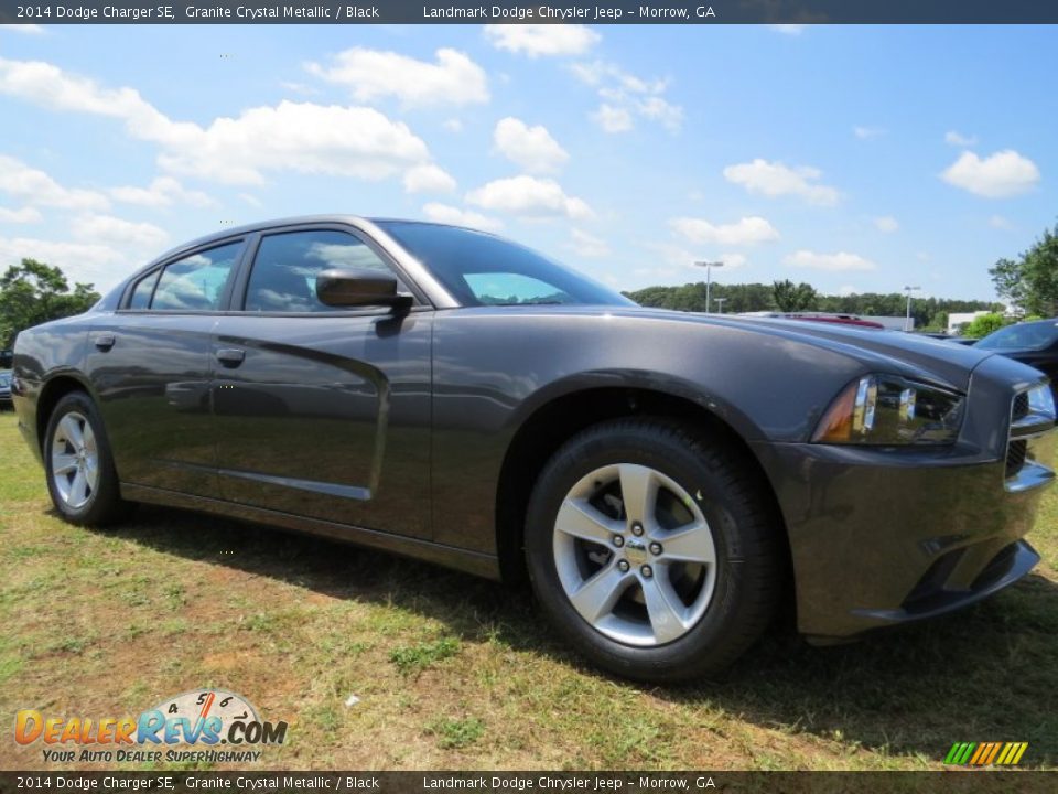 2014 Dodge Charger SE Granite Crystal Metallic / Black Photo #4