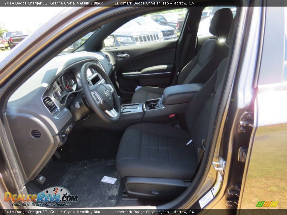 2014 Dodge Charger SE Granite Crystal Metallic / Black Photo #6