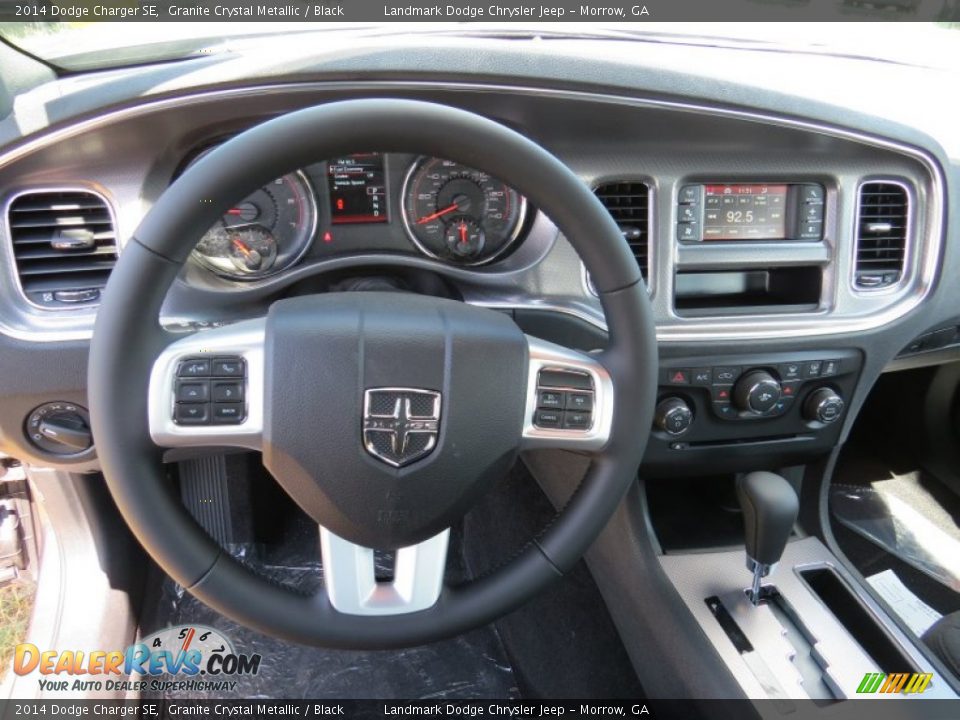 2014 Dodge Charger SE Granite Crystal Metallic / Black Photo #7