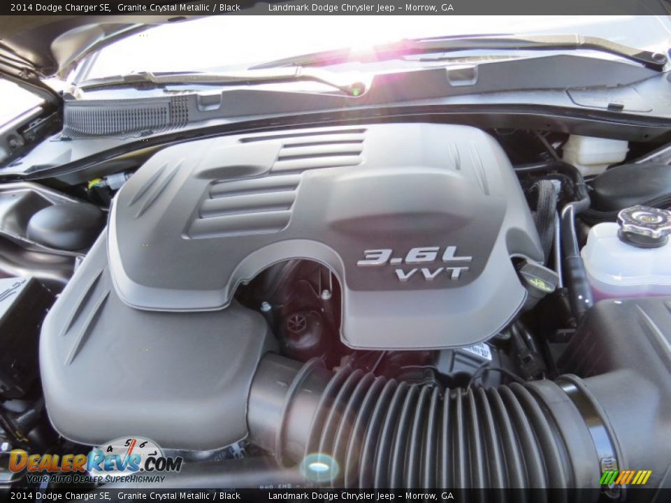 2014 Dodge Charger SE Granite Crystal Metallic / Black Photo #8