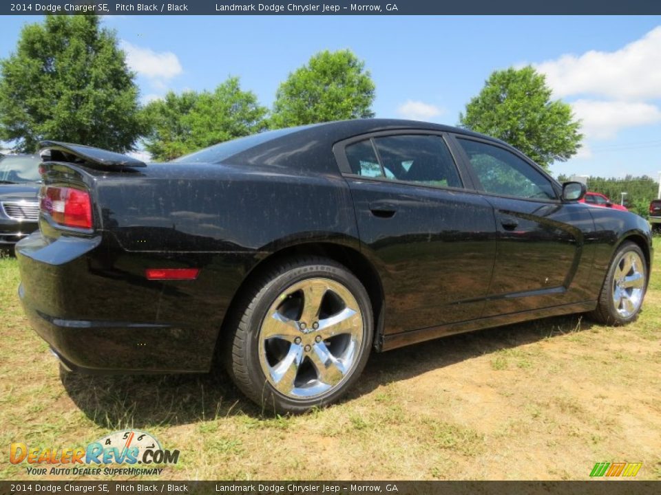 2014 Dodge Charger SE Pitch Black / Black Photo #3