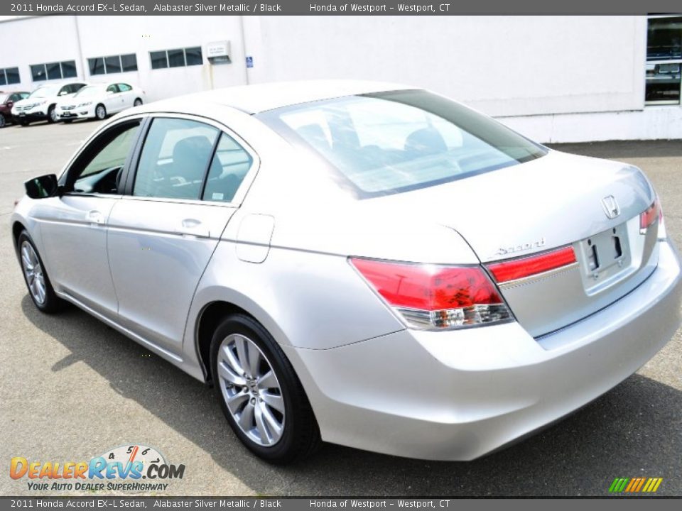 2011 Honda Accord EX-L Sedan Alabaster Silver Metallic / Black Photo #6