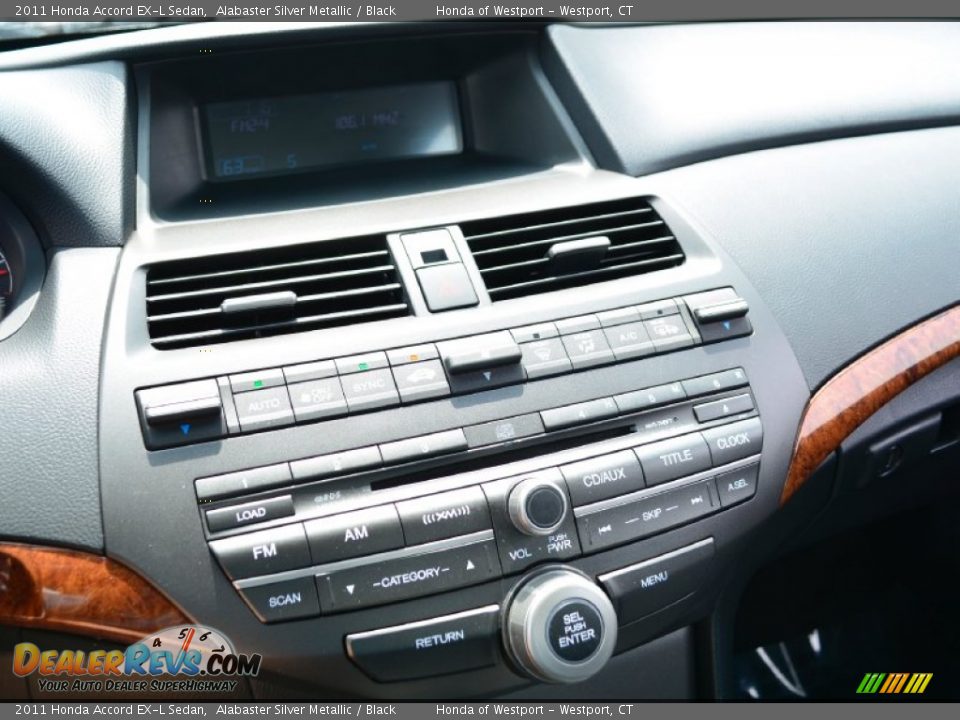 2011 Honda Accord EX-L Sedan Alabaster Silver Metallic / Black Photo #11